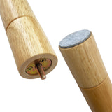 12 Inch 6 Pcs Wooden Adjustable Bed Base Frame Support Legs Compatible with M8 M10 Threading Sofa Furniture Foot Replacement