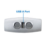 Fruhdi 2 Button 5 Pin Mulin Switch Model MLSK42-A3 Hand Controller with USB Replacement for Power Recliner