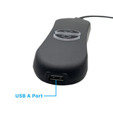 Fruhdi 2 Button 5 Pin Prong Hand Control Controller Remote with USB and Backlight for Lift Chairs Electric Sofa Power Recliners