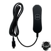 Fruhdi 2 Button 5 Pin Prong Hand Control Controller Remote with USB and Backlight for Lift Chairs Electric Sofa Power Recliners