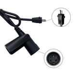 2 Pin Male to 5 Pin Female Conversion Cable Replacement Compatible with Timotion TBB3 Li-ion Battery TP2 Power Supply