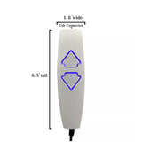 Fruhdi Power Recliner Lift Chairs 2 Button 5 Pin Remote Handset Controller Hand Control Replacement with USB and Backlight replace Pride Remote