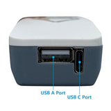 Fruhdi Lift Chairs Electric Sofa Power Recliners 2 Push Button 5 Pin Prong Remote Hand Control with Dual USB A C Ports and Backlight