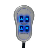 Fruhdi 4 Button 5 Pin Remote Hand Control Mulin Model MLSK13-B3 for Power Recliner Sofa Lift Chair