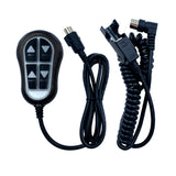 Fruhdi 4 Button 5 Pin Remote Replacing ZK1300-HC Hand Control Switch Replacement with Backlight for Lift Chair Power Recliner
