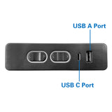 Fruhdi 4 Button 5 Pin Switch Hand Control Model DL-SK-179-06 with USB Type A C Port for Power Recliner Lift Chairs