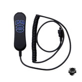 Fruhdi 4 Button 5 Pin Prong Hand Control Handset Remote with USB and Backlight for Lift Chairs Electric Sofa Power Recliners