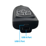 Fruhdi 5 Button 5 Pin Remote Hand Control Replacement with USB A C Ports and Backlight for Power Recliner Lift Chairs