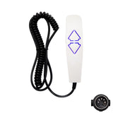 Fruhdi Power Recliner Lift Chairs 2 Button 5 Pin Remote Handset Controller Hand Control Replacement with USB and Backlight replace Pride Remote