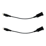 Fruhdi 2 Conversion Cable Round 4 Male Pin to 8 Female Pin Style Connectors for Richmat Control Box