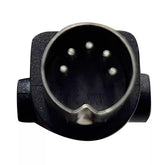 Fruhdi Power Recliner Lift Chair 2 Pin Male to Round 5 Pin Male Conversion Cable Connectors for Battery Adapter Power Supply