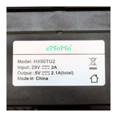 Fruhdi Power Recliner Lift Chair Emomo 8 Button 5 Pin Hand Control Model HX90TU2 Replacement with USB Type A and C