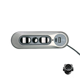 Fruhdi Power Recliner Lift Chair Electric Sofa Kaidi 5 Button 5 Pin Hand Control Replacement with Dual USB A C Ports