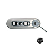 Fruhdi Power Recliner Lift Chair Electric Sofa Kaidi 5 Button 5 Pin Hand Control Replacement with Dual USB A C Ports