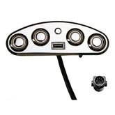 Fruhdi Power Recliner Lift Chair Electric Sofa Mulin 5 Button 5 Pin Hand Control Model MLSK35-D2 Right Replacement with USB