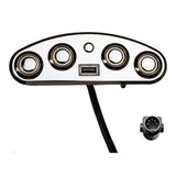 Fruhdi Power Recliner Lift Chair Electric Sofa Mulin 5 Button 5 Pin Hand Control Model MLSK35-D2 Right Replacement with USB