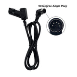 Grey 2 Button 5 Pin Prong Hand Control Handset Remote with Backlight for Lift Chairs Power Recliner