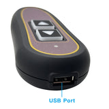 Fruhdi Lift Chair 2 Button 5 Pin Prong Remote Hand Control Controller Replacement with USB and Backlight