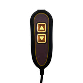 Fruhdi Lift Chair 2 Button 5 Pin Prong Remote Hand Control Controller Replacement with USB and Backlight