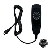 Fruhdi 2 Button 5 Pin Remote Hand Control with USB A C Ports and Backlight for Lift Chairs Power Recliner
