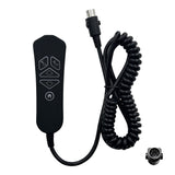 Fruhdi Lift Chairs Power Recliner 5 Button 5 Pin Remote Hand Control Handset Replacement with Backlight and Dual USB A C Ports