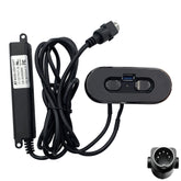 Fruhdi Power Recliner Lift Chairs Electric Sofa Couch Kaidi 4 Button 5 Pin Switch Hand Control Model KDH115-017 Replacement with USB Port