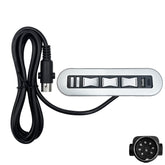 Fruhdi Power Recliner Lift Chair Emomo 8 Button 8 Pin Hand Control Switch Model HX90TU2B Replacement with USB Type A and C Port