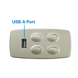 Fruhdi Power Recliner Kaidi 4 Button 5 Pin Switch Hand Control Controller Model KDH136-001 with USB Port