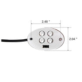 Fruhdi Recliner Lift Chair Raffel Systems 4 Button 5 Pin Switch Hand Control Handset Model CTR UR2 01 Replacement with USB