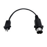 Fruhdi Power Recliner Lift Chair Raffel Systems Conversion Cable Round Male 5 Pin to 2 Pin Male Connector Model COR 6 03 Replacement