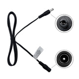 Fruhdi Power Recliner Lift Chair Raffel Systems Conversion Cable Round Barrel Plug to 2 Pin Male Connector Model COR 4 01 Replacement