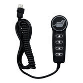 Fruhdi Power Recliner Lift Chairs 4 Button 5 Pin Remote Hand Control Replacement with Dual USB A C Ports and Backlight