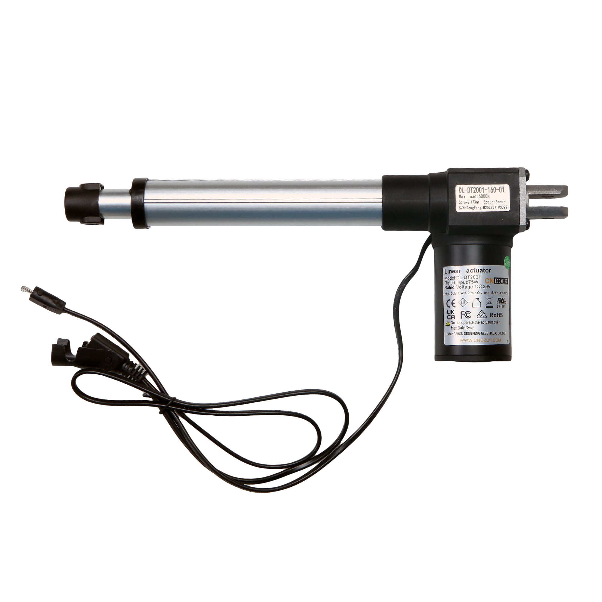 Kaidi Linear Actuator Model KDPT007-141 Power Recliner Lift Chairs Motor Replacement