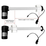 Fruhdi Power Recliner Muin Motor Replacement with Cord Model ML8-225 Linear Actuator for Sofa Lift Chair Couch Massage Seat Bed