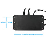 Fruhdi Power Recliner Lift Chair 3 Pin IDENO Junction Box Control Box Replacement with 6 Wire