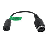 Fruhdi Power Recliner Lift Chair Raffel Systems Conversion Cable Round Female 5 Pin to 2 Pin Female Connector Model COR 4 02 Replacement