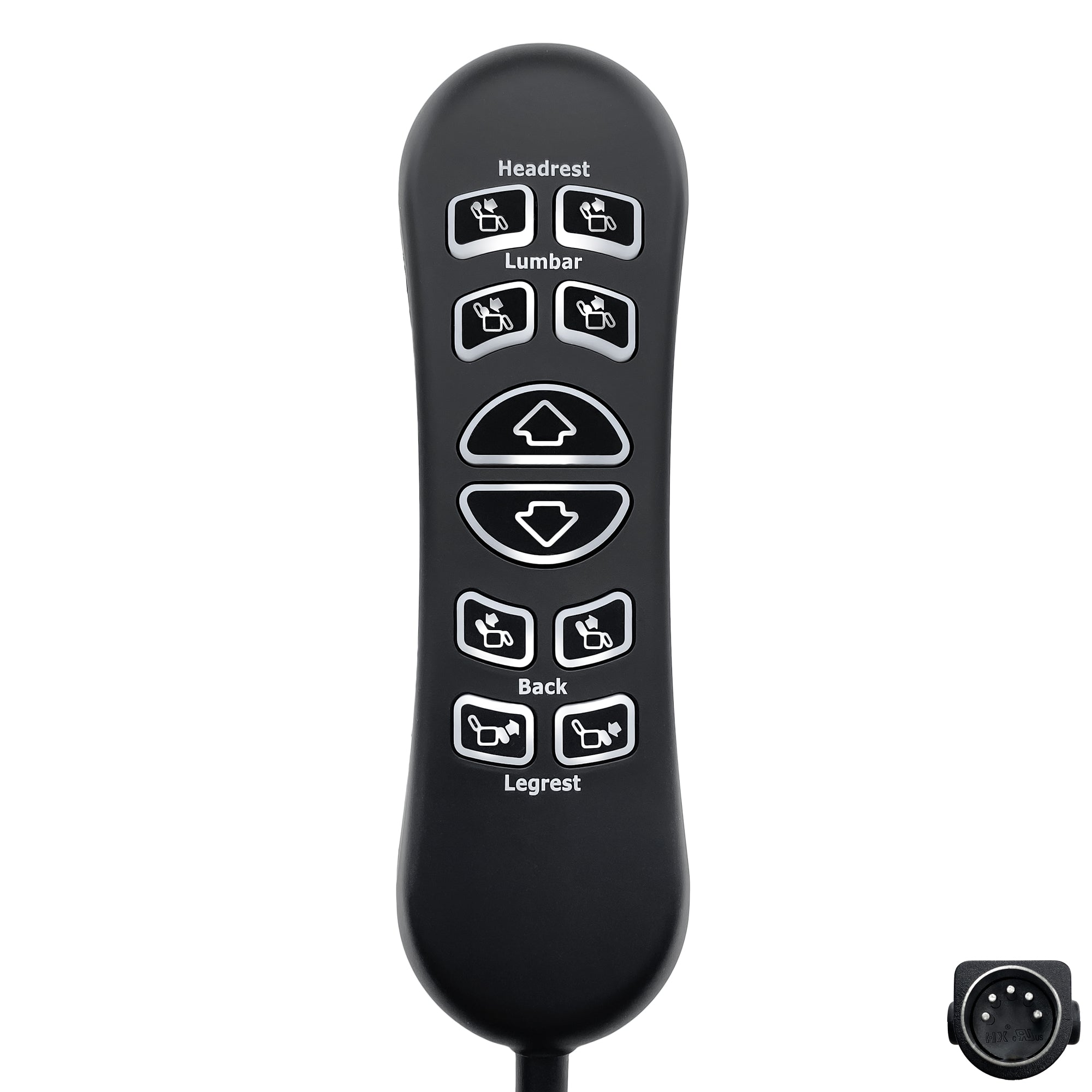 10 Button 5 Pin Lift Chair Remote Replaces Model HDW310-KBA HSW310-B-KBA Hand Control Switch for Power Recliner