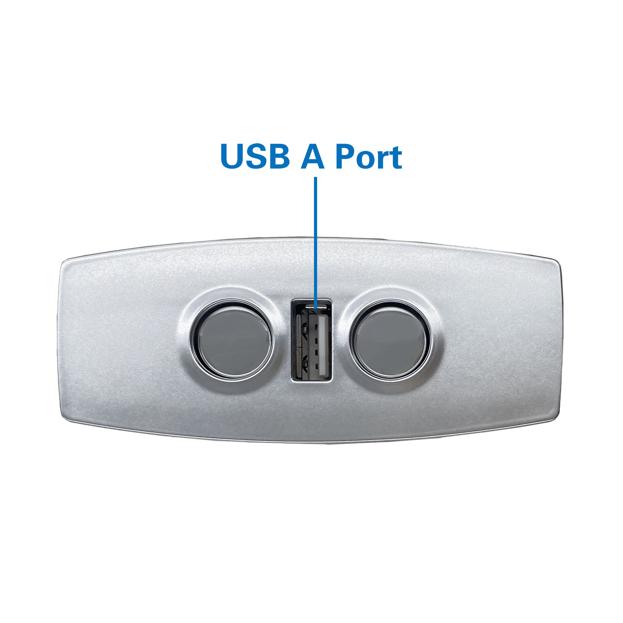 Fruhdi 2 Button 5 Pin Mulin Switch Model MLSK42-A3 Hand Controller with USB Replacement for Power Recliner