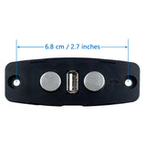 Fruhdi 2 Button 5 Pin Mulin Switch Model MLSK42-A3 Hand Controller with USB Replacement for Power Recliner
