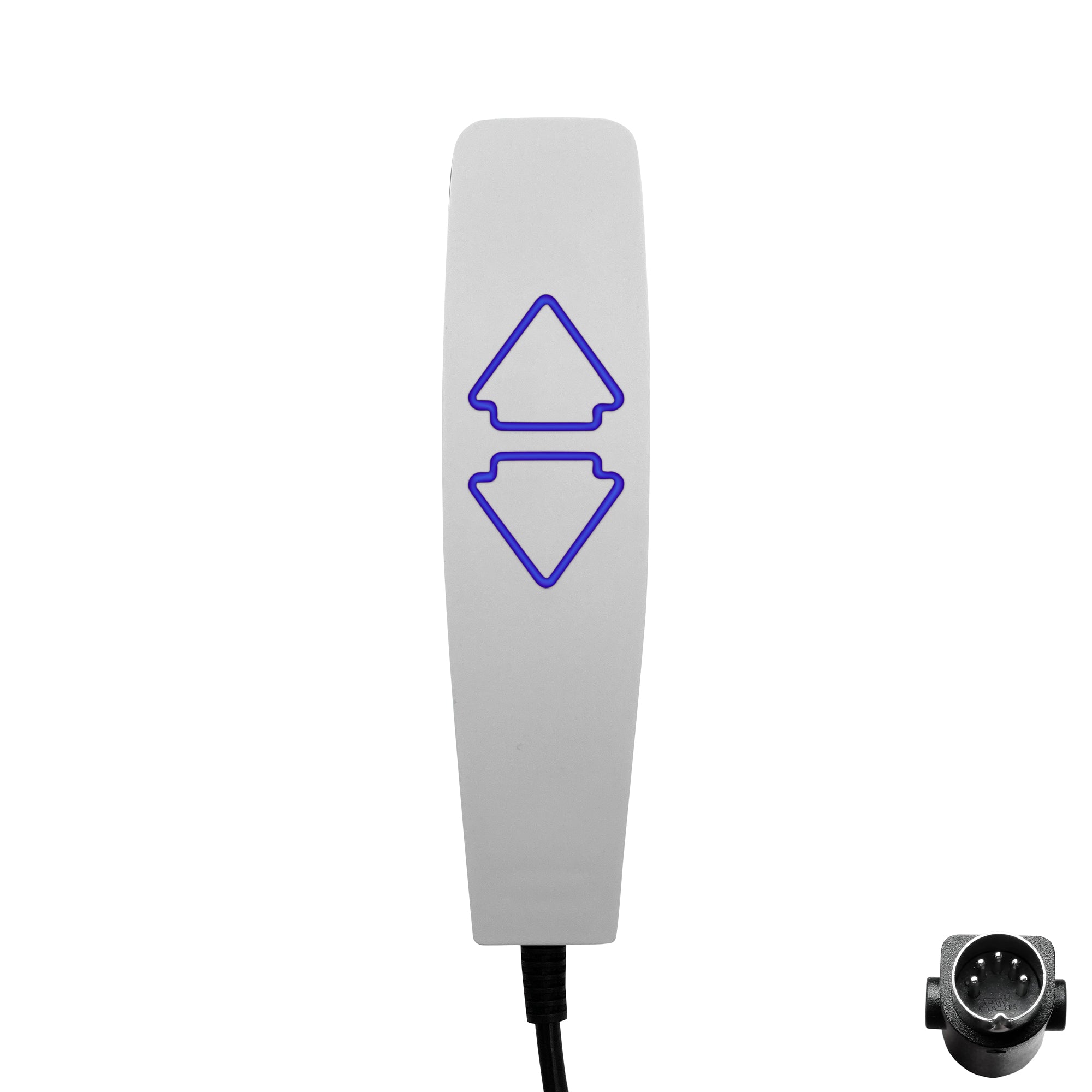 Recliner 2 Button 5 Pin Prong Remote Control with Dual USB A C Ports ...