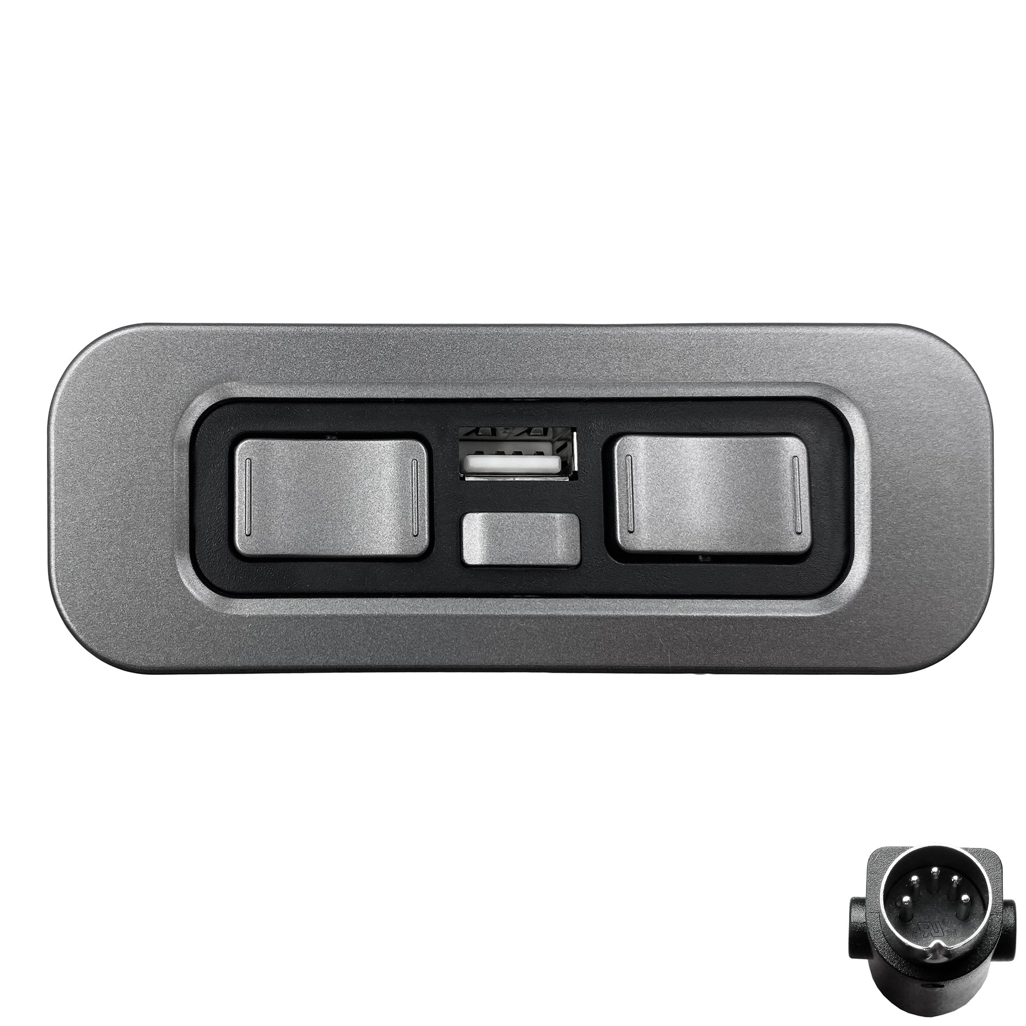 Fruhdi 5 Button 5 Pin Switch Controller Control Model JLDK.15.08.27 with USB and Home Button for Electric Sofa Power Recliner Lift Chair