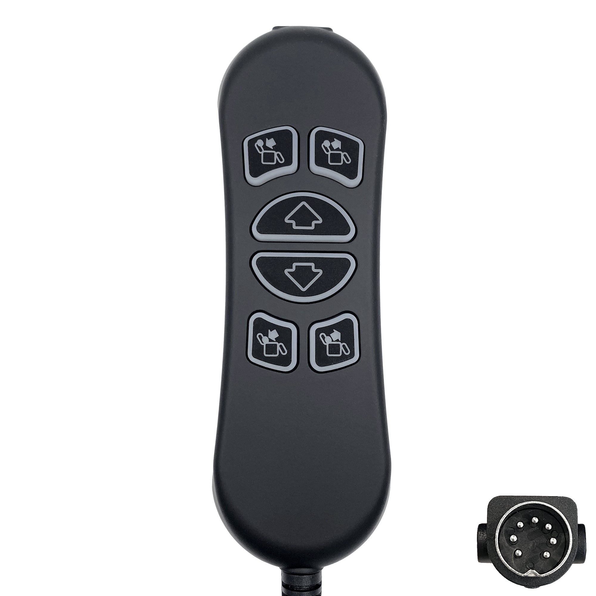Fruhdi 6 Button 7 Pin Lift Chair Remote Controller Replaces HHC HSW306 Hand Control Replacement for Power Recliner