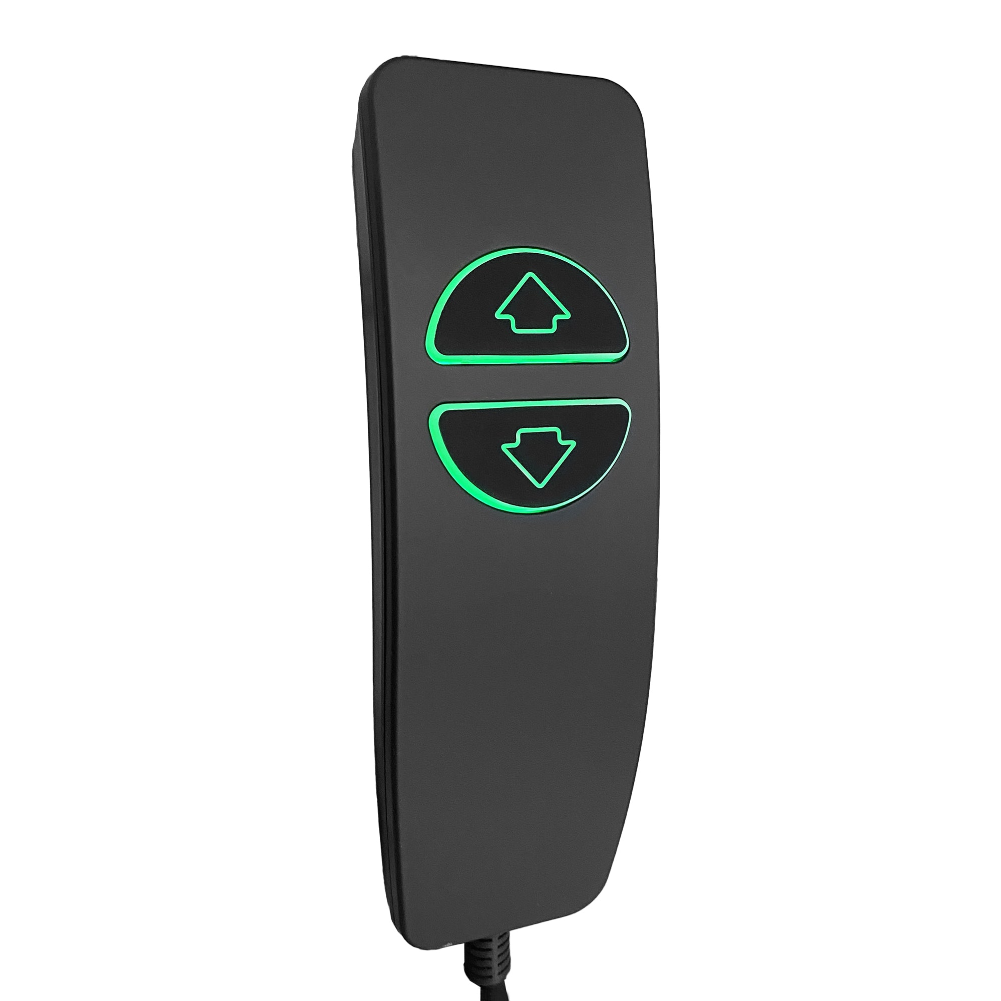 Black 2 Button 5 Pin Prong Hand Control Handset Remote with Backlight for Lift Chairs Power Recliner