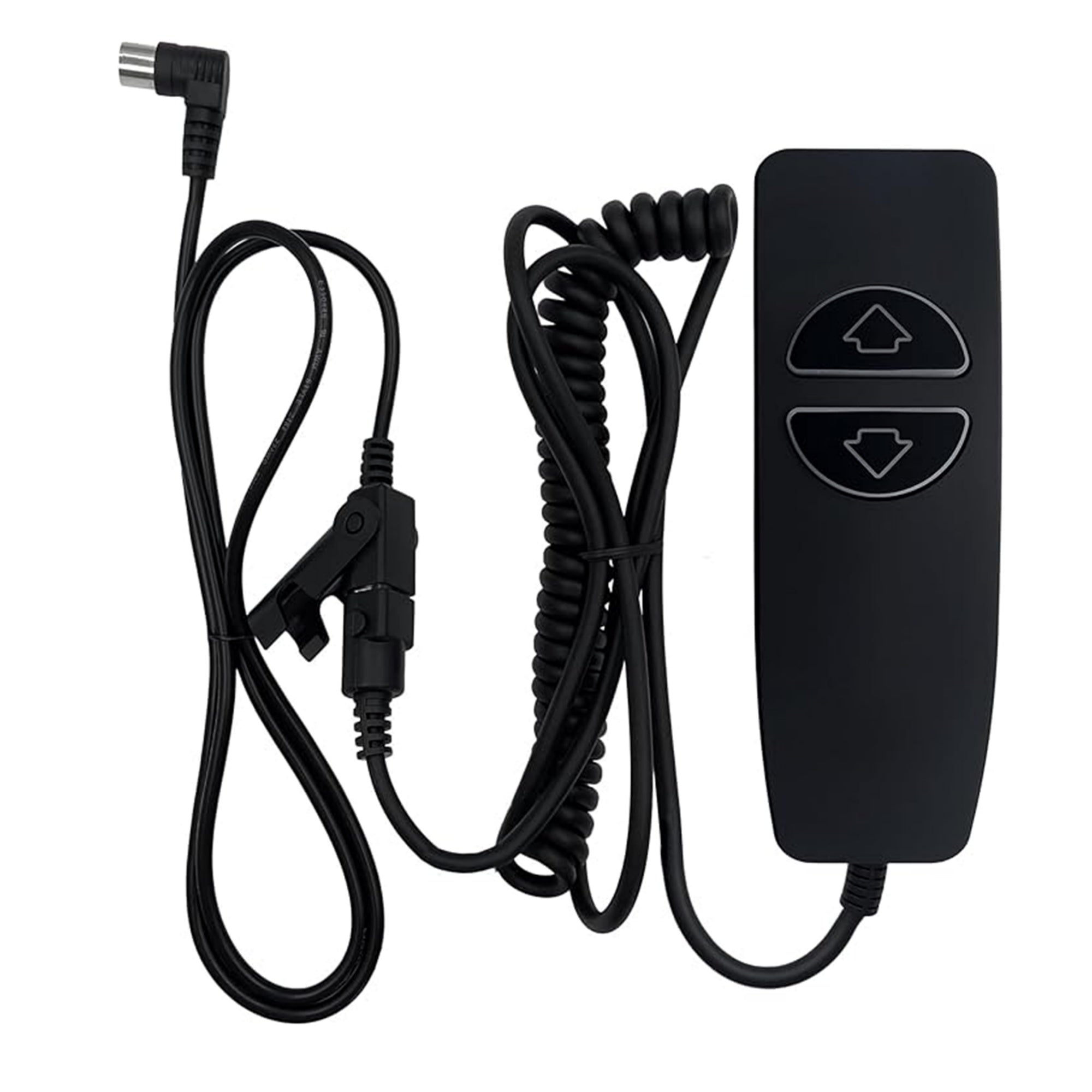 Black 2 Button 5 Pin Prong Hand Control Handset Remote with Backlight for Lift Chairs Power Recliner