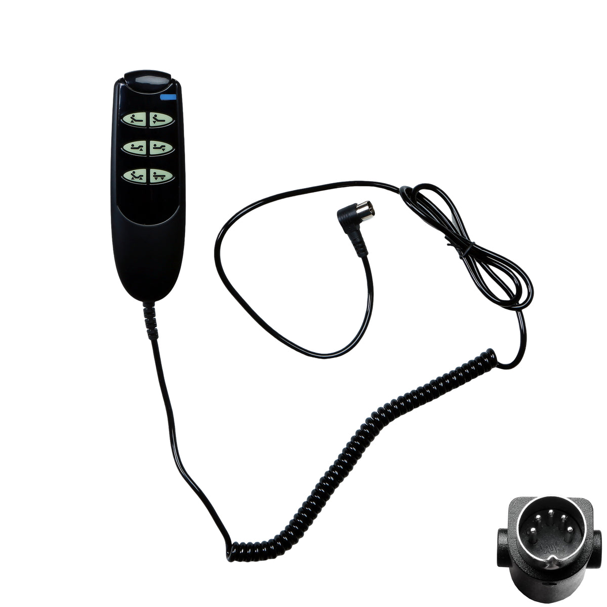 Fruhdi Electric Drive Medical Hospital Beds Richmat 6 Button 5 Pin Remote Hand Control Handset