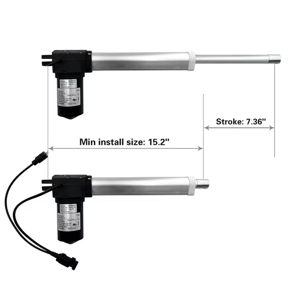 Electric Adjustable Bed Power Recliner Mulin Motor Actuator Model ML16 ML16-246 Replacement