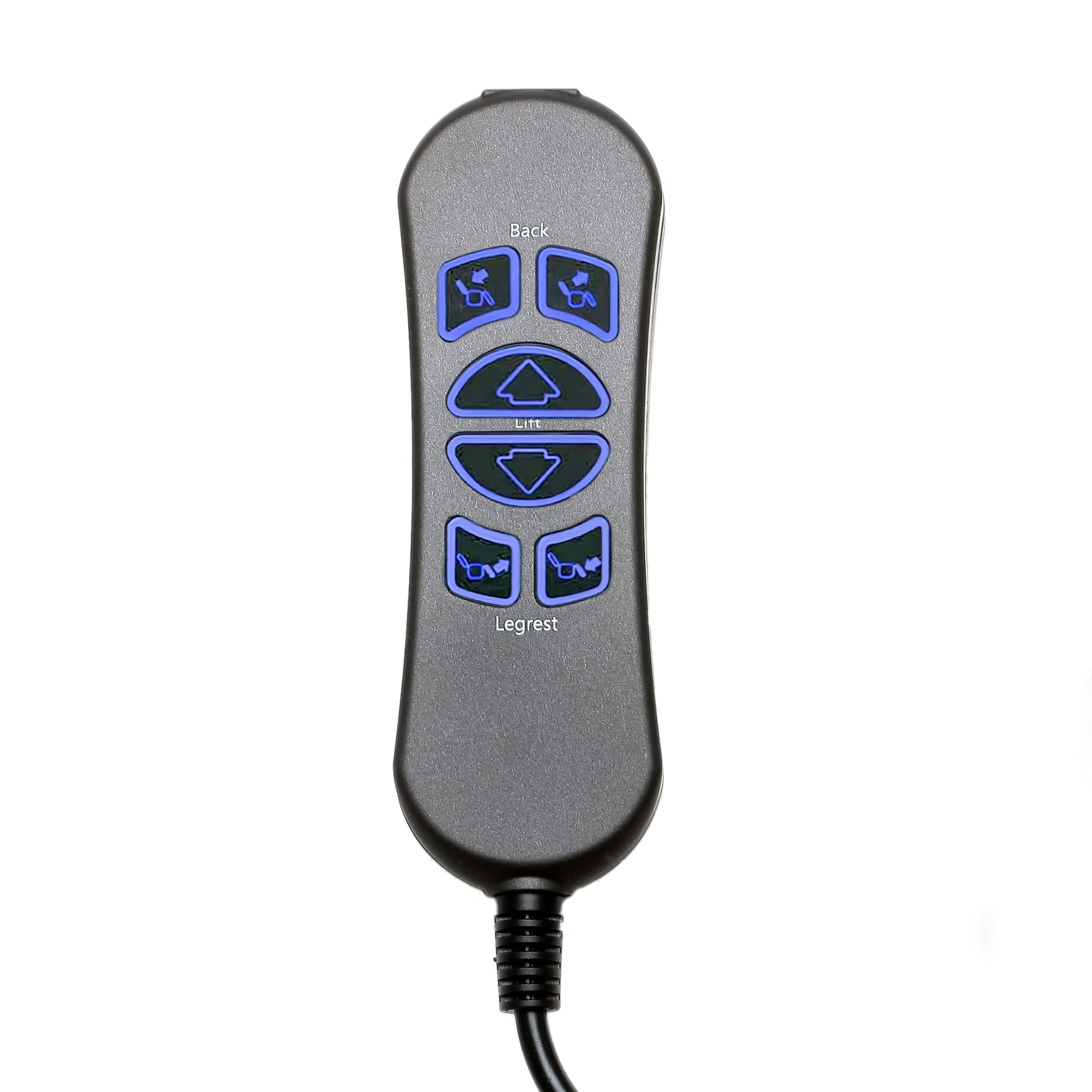 Remote Control 6 Pin 6 Button 5 Pin Prong MLSK89-A2 Handset Remote with USB and Backlight ...