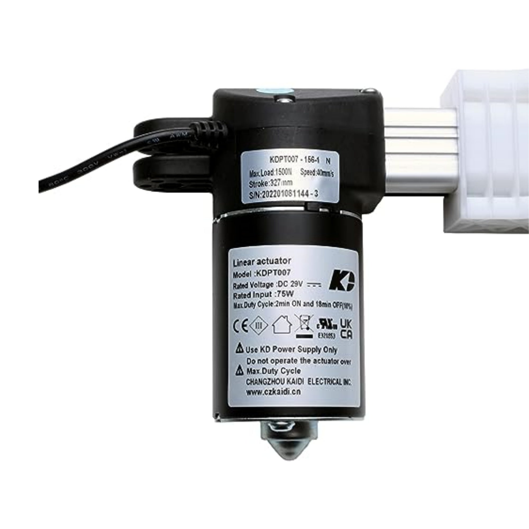 Kaidi KDPT007-156 Linear Actuator Motor Kit For Lift Chairs & Power Recliners