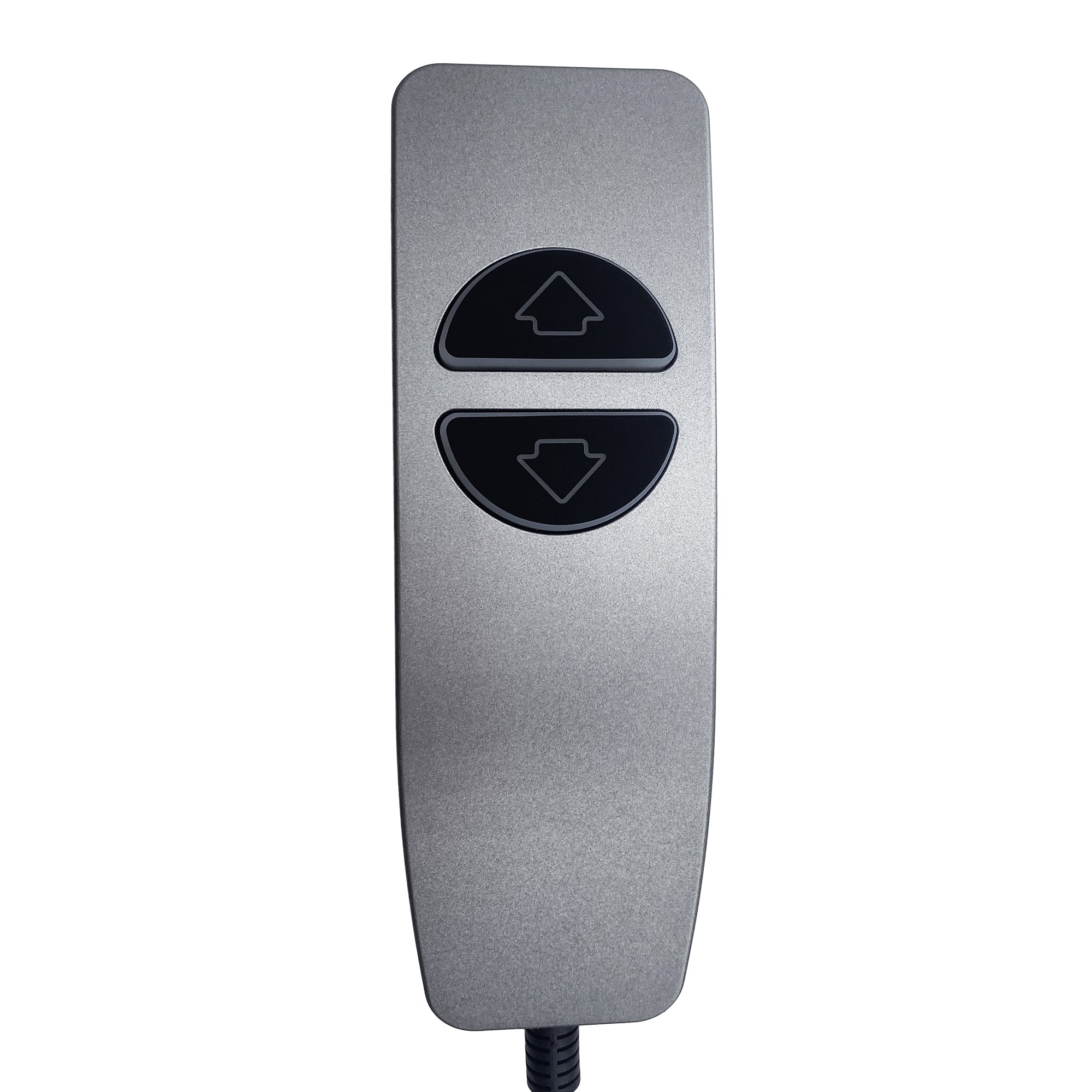 Grey 2 Button 5 Pin Prong Hand Control Handset Remote with Backlight for Lift Chairs Power Recliner