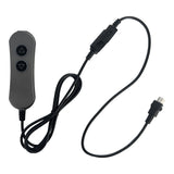 Fruhdi Lift Chairs Power Recliners 2 Button 5 Pin Prong Remote Handset Controller Hand Control with USB and Backlight